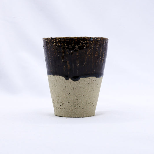 Bluvio Quadra Milled Stoneware Tall Handmade Ceramic Cup