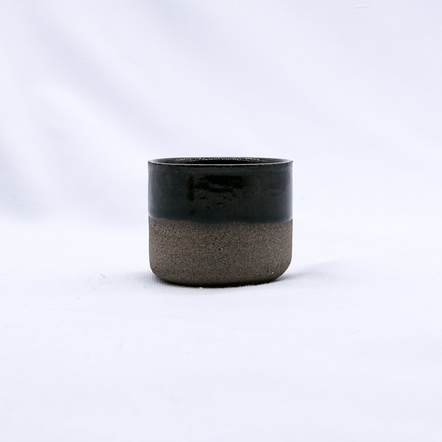 Green Picollo Smoked Grey Handmade Ceramic Stoneware Espresso Mug