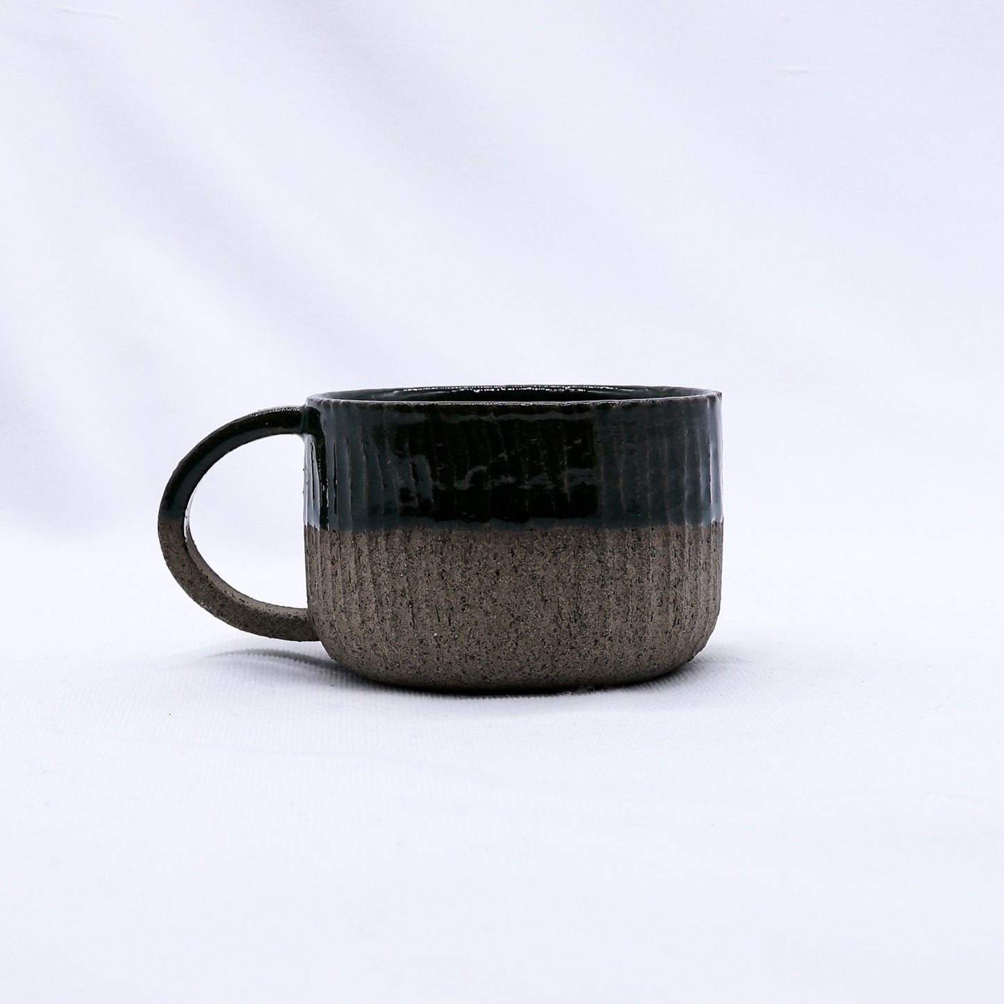 Bluverde Arte Handmade Ceramic Smoked Grey Stoneware Mug