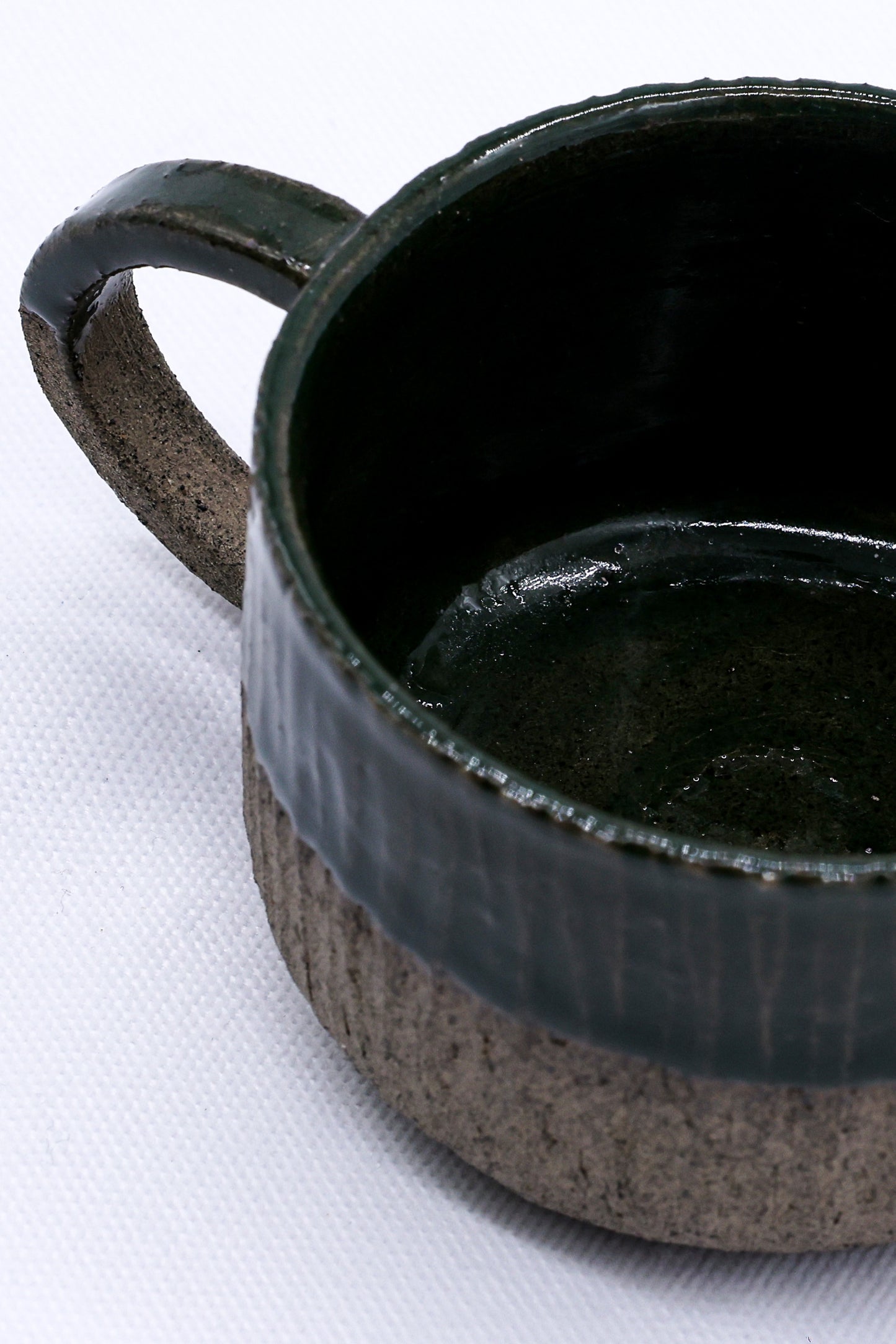 Bluverde Arte Handmade Ceramic Smoked Grey Stoneware Mug