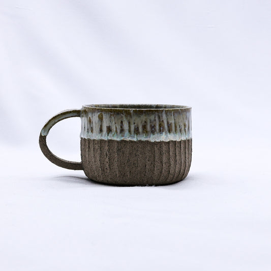 Beige Arte Handmade Ceramic Smoked Grey Stoneware Mug