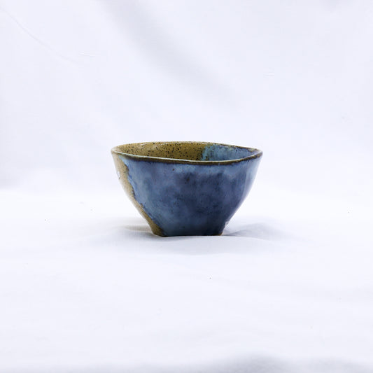 Small Green Handmade Ceramic Stoneware Dinner Bowl