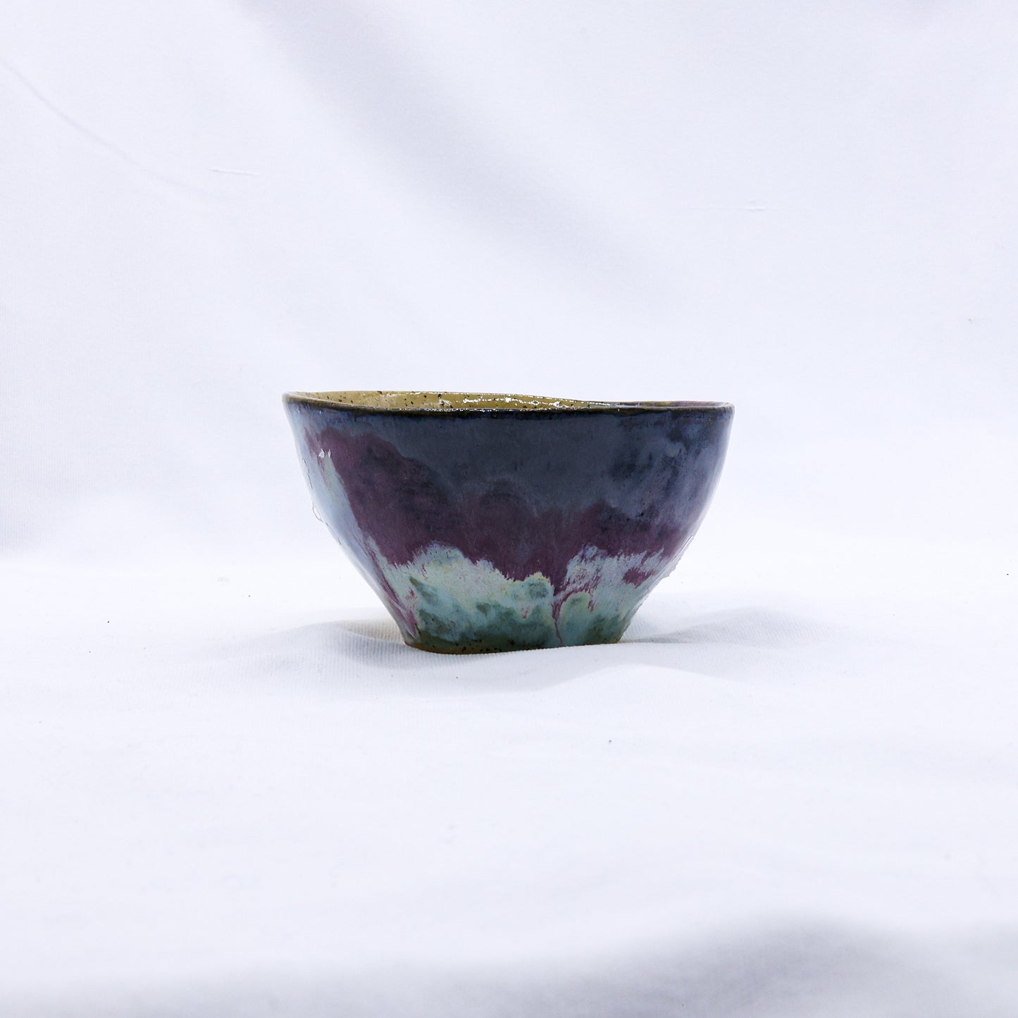 Small Lilac Handmade Ceramic Stoneware Dinner Bowl