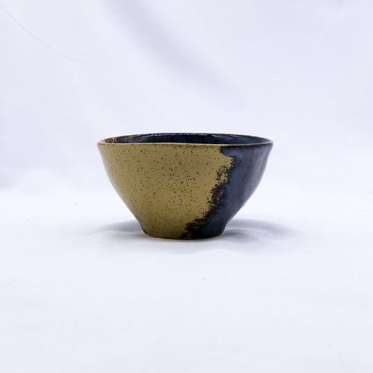 Small Purple Handmade Ceramic Stoneware Dinner Bowl