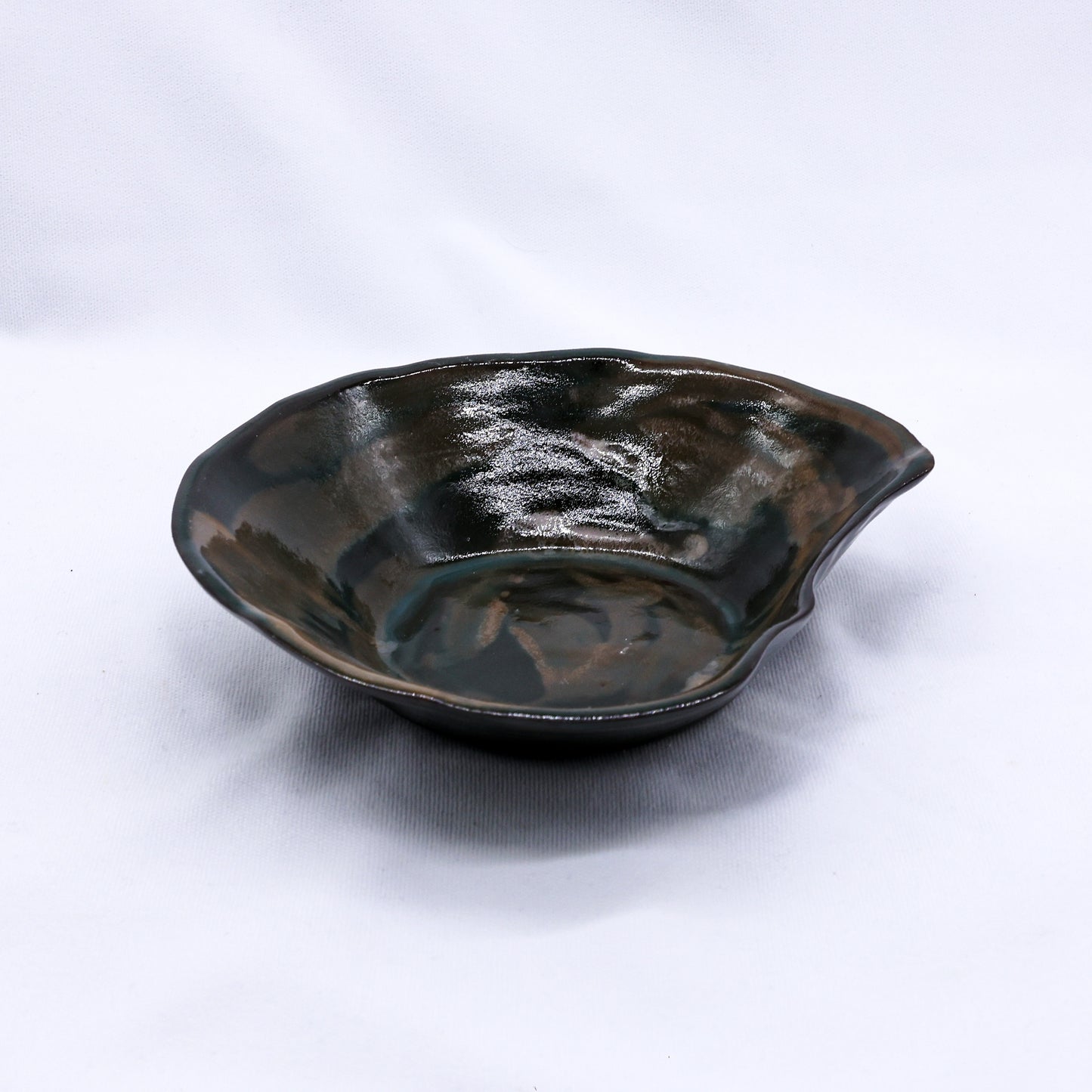 Green Lava Handmade Ceramic Stoneware Plate